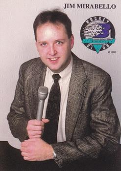 1993-94 Huntington Blizzard (ECHL) #NNO Jim Mirabello Front