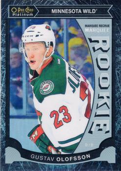 2015-16 O-Pee-Chee Platinum - Marquee Rookies Black Ice #M44 Gustav Olofsson Front