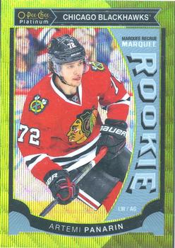 2015-16 O-Pee-Chee Platinum - Marquee Rookies Emerald Surge #M25 Artemi Panarin Front