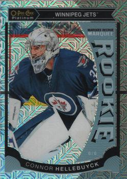 2015-16 O-Pee-Chee Platinum - Marquee Rookies Traxx #M36 Connor Hellebuyck Front