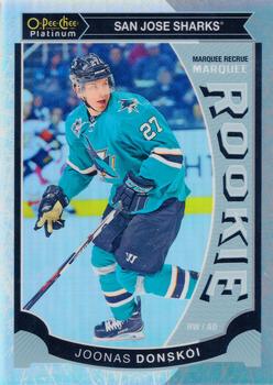 2015-16 O-Pee-Chee Platinum - Marquee Rookies White Ice #M16 Joonas Donskoi Front