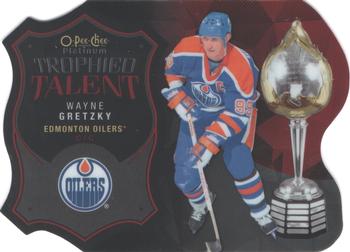 2015-16 O-Pee-Chee Platinum - Trophied Talent Die Cuts #TT-1 Wayne Gretzky Front