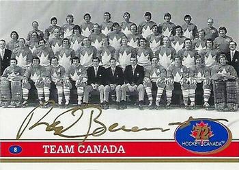 1991-92 Future Trends Canada ’72 - Gold Paint Autographs #8 Team Canada Front