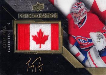 2015-16 Upper Deck Black - Pride of a Nation #PN-CP Carey Price Front