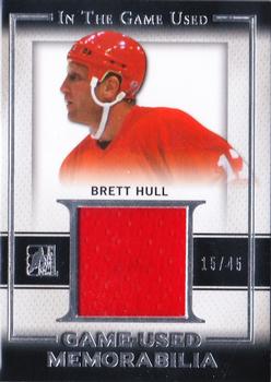2016 Leaf In The Game Game Used - Game Used Jersey Silver #GU-03 Brett Hull Front