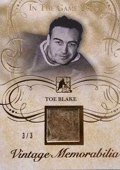 2016 Leaf In The Game Game Used - Vintage Memorabilia Blue Spectrum #VM-35 Toe Blake Front