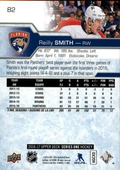 2016-17 Upper Deck #82 Reilly Smith Back