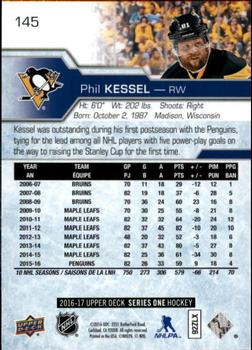 2016-17 Upper Deck #145 Phil Kessel Back
