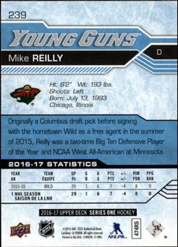 2016-17 Upper Deck #239 Mike Reilly Back