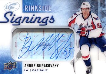 2015-16 Upper Deck Ice - Rinkside Signings #RS-AB Andre Burakovsky Front