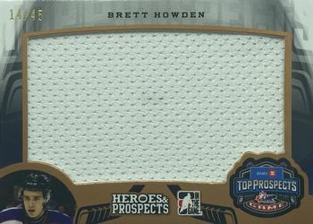 2015-16 Leaf In The Game Heroes & Prospects - Top Prospects Game Jersey Bronze #TP-03 Brett Howden Front