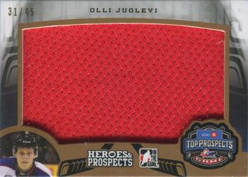 2015-16 Leaf In The Game Heroes & Prospects - Top Prospects Game Jersey Bronze #TP-14 Olli Juolevi Front