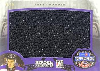 2015-16 Leaf In The Game Heroes & Prospects - Top Prospects Game Jersey Purple #TP-03 Brett Howden Front