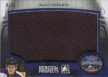 2015-16 Leaf In The Game Heroes & Prospects - Top Prospects Game Jersey Purple #TP-14 Olli Juolevi Front
