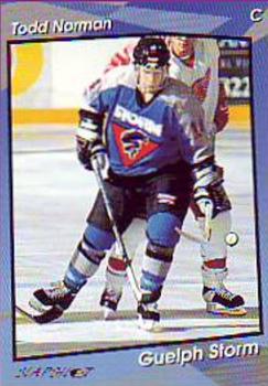 1993-94 Slapshot Guelph Storm (OHL) #12 Todd Norman Front
