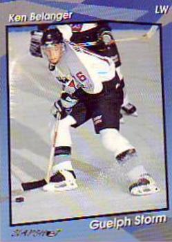 1993-94 Slapshot Guelph Storm (OHL) #14 Ken Belanger Front