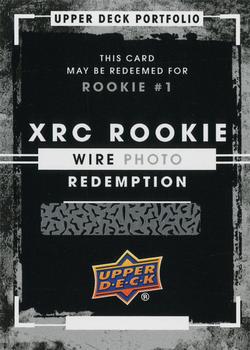 2015-16 Upper Deck Portfolio - XRC Rookie Wire Photo Redemption #NNO Rookie #1 Front