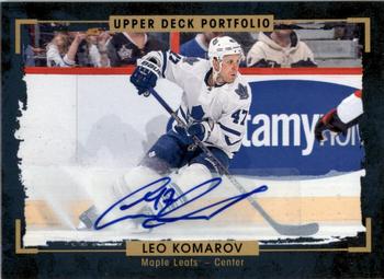 2015-16 Upper Deck Portfolio - Autographs #3 Leo Komarov Front