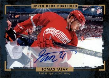 2015-16 Upper Deck Portfolio - Autographs #144 Tomas Tatar Front