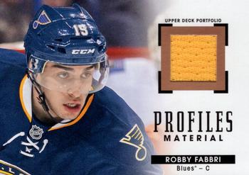 2015-16 Upper Deck Portfolio - Profiles Materials #PM-RF Robby Fabbri Front