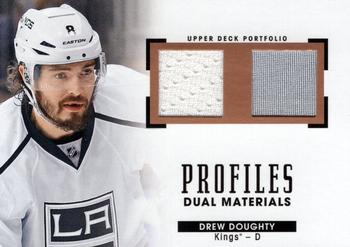 2015-16 Upper Deck Portfolio - Profiles Materials Dual #PM2-DD Drew Doughty Front