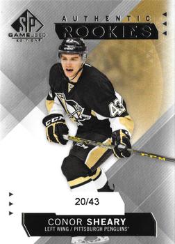 2015-16 Upper Deck Portfolio - 2015-16 SP Game Used Update #207 Conor Sheary Front