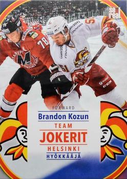 2015-16 Sereal Jokerit Helsinki - Team Leaders #JOK-TEM-020 Brandon Kozun Front