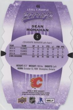 2016-17 Upper Deck MVP - Colors and Contours #46 Sean Monahan Back