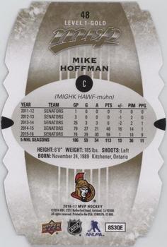 2016-17 Upper Deck MVP - Colors and Contours #48 Mike Hoffman Back
