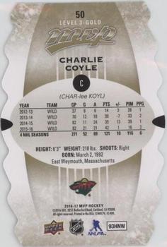 2016-17 Upper Deck MVP - Colors and Contours #50 Charlie Coyle Back