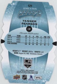 2016-17 Upper Deck MVP - Colors and Contours #121 Tanner Pearson Back