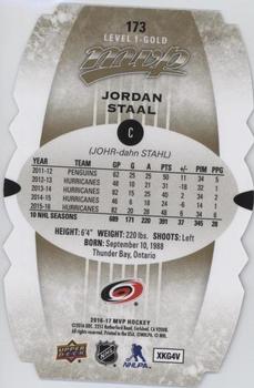 2016-17 Upper Deck MVP - Colors and Contours #173 Jordan Staal Back