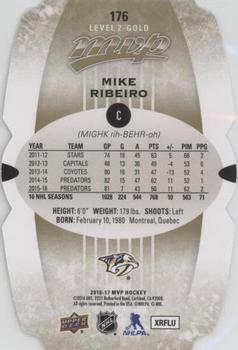 2016-17 Upper Deck MVP - Colors and Contours #176 Mike Ribeiro Back