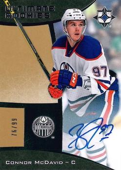 2015-16 Upper Deck Ultimate Collection - Ultimate Rookies - Autographs #109 Connor McDavid Front