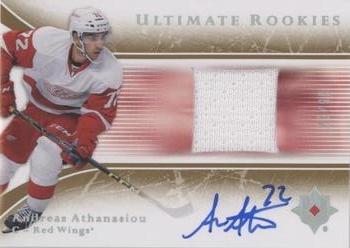 2015-16 Upper Deck Ultimate Collection - 2005-06 Ultimate Rookies - Spectrum Silver Auto Jersey #05-AA Andreas Athanasiou Front