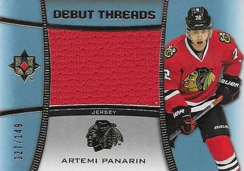 2015-16 Upper Deck Ultimate Collection - Debut Threads #DT-AP Artemi Panarin Front
