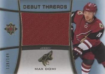 2015-16 Upper Deck Ultimate Collection - Debut Threads #DT-MD Max Domi Front