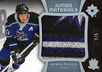 2015-16 Upper Deck Ultimate Collection - Jumbo Materials - Spectrum Silver Patch #JM-JR Jeremy Roenick Front
