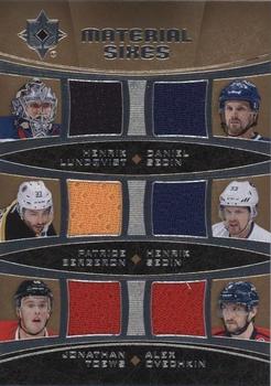 2015-16 Upper Deck Ultimate Collection - Material Sixes #MC6-O6C Max Pacioretty / Dion Phaneuf / Zdeno Chara / Henrik Zetterberg / Jonathan Toews / Ryan McDonagh Front