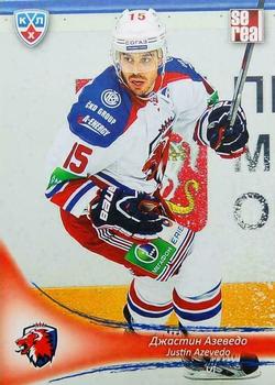 2013-14 Sereal (KHL) #LEV-009 Justin Azevedo Front