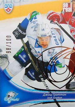2013-14 Sereal (KHL) - Gold #BAR-013 Josh Gratton Front