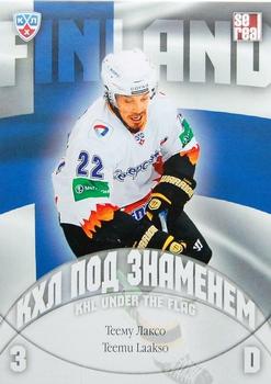 2013-14 Sereal (KHL) - Under the Flag #WCH-020 Teemu Laakso Front