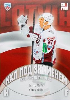 2013-14 Sereal (KHL) - Under the Flag #WCH-039 Gints Meija Front