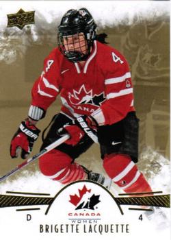 2016 Upper Deck Team Canada Juniors - Gold #4 Brigette Lacquette Front