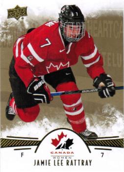 2016 Upper Deck Team Canada Juniors - Gold #5 Jamie Lee Rattray Front