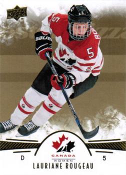 2016 Upper Deck Team Canada Juniors - Gold #10 Lauriane Rougeau Front
