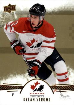2016 Upper Deck Team Canada Juniors - Gold #23 Dylan Strome Front