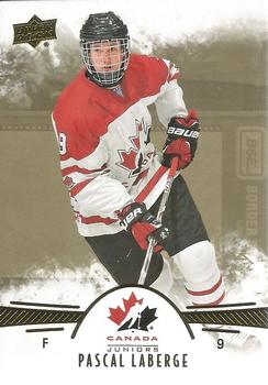 2016 Upper Deck Team Canada Juniors - Gold #67 Pascal Laberge Front