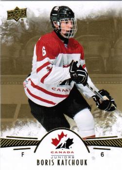 2016 Upper Deck Team Canada Juniors - Gold #77 Boris Katchouk Front