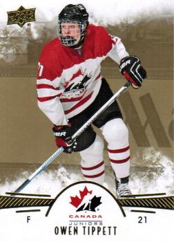 2016 Upper Deck Team Canada Juniors - Gold #80 Owen Tippett Front